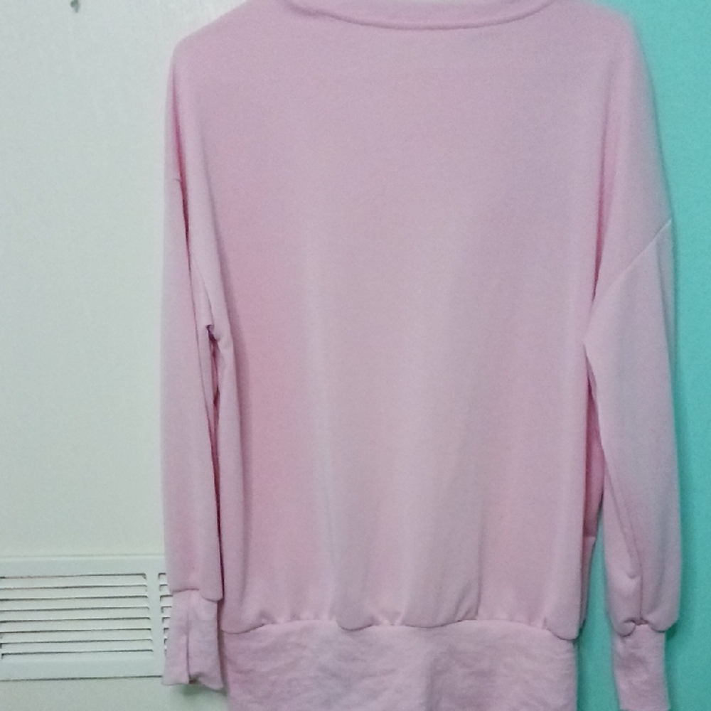 Pink Sweater with Candy Cane Design - Picture 4 of 7